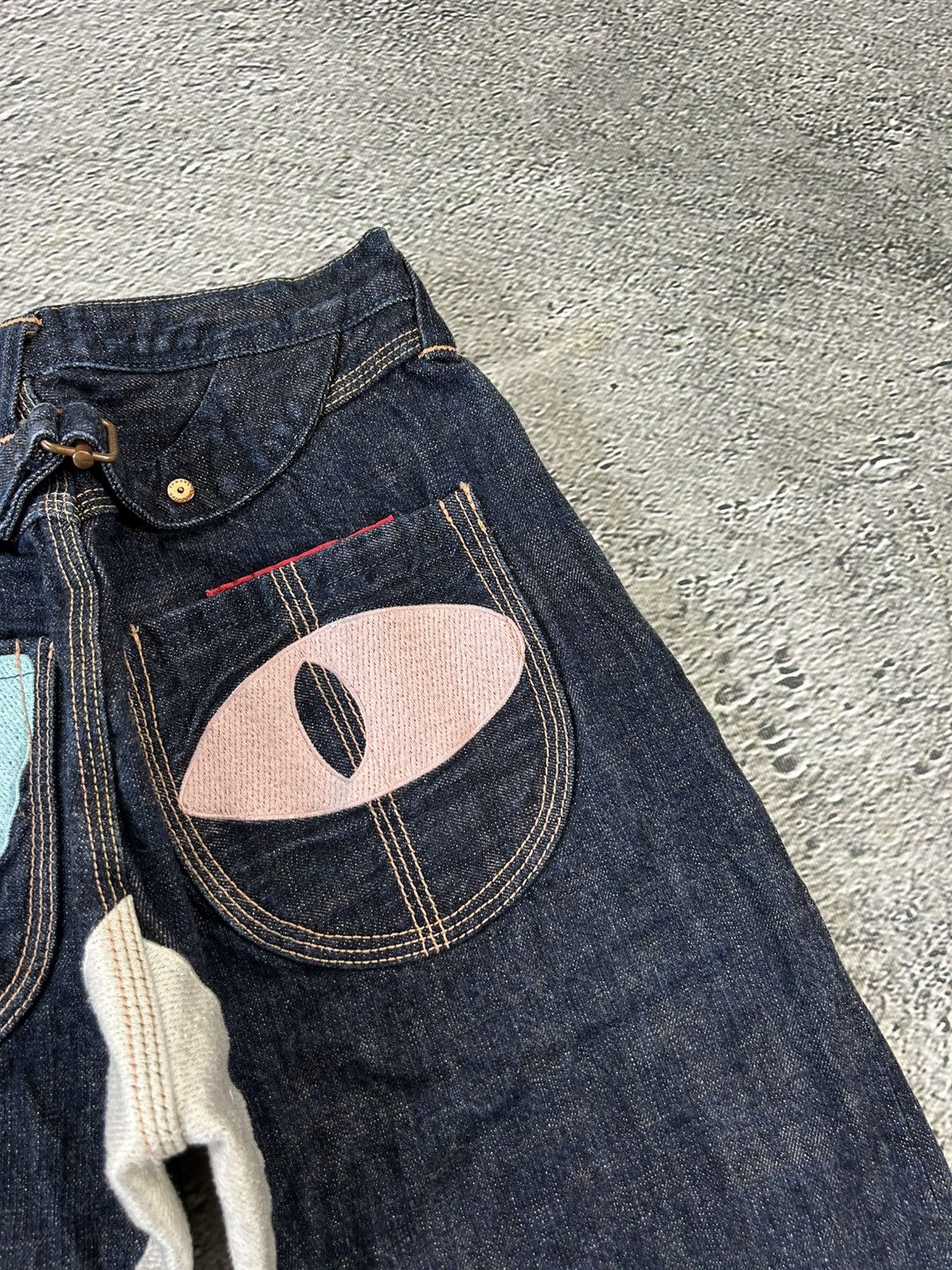 Evisu Evisu Yamane face jeans vintage selvedge denim Japan RARE Size 28" / US 6 / IT 42 - 3 Thumbnail