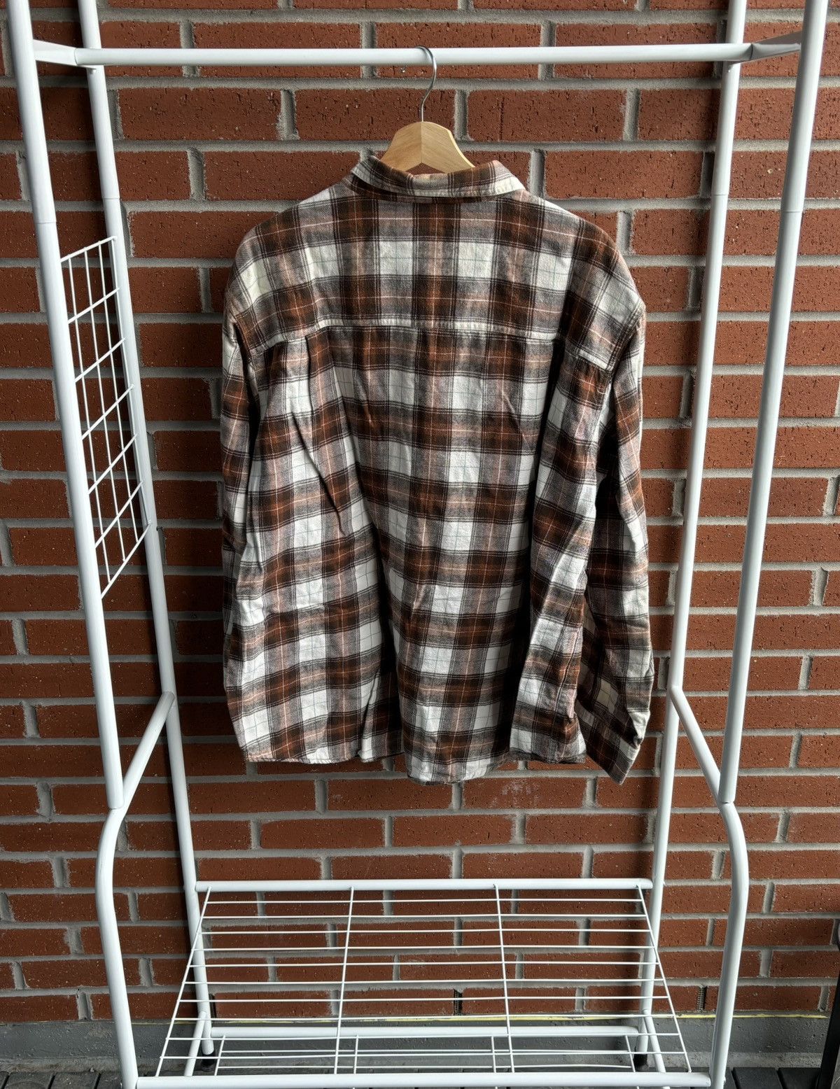 Faded Glory Faded Glory Brown Button Up Size US L / EU 52-54 / 3 - 2 Thumbnail