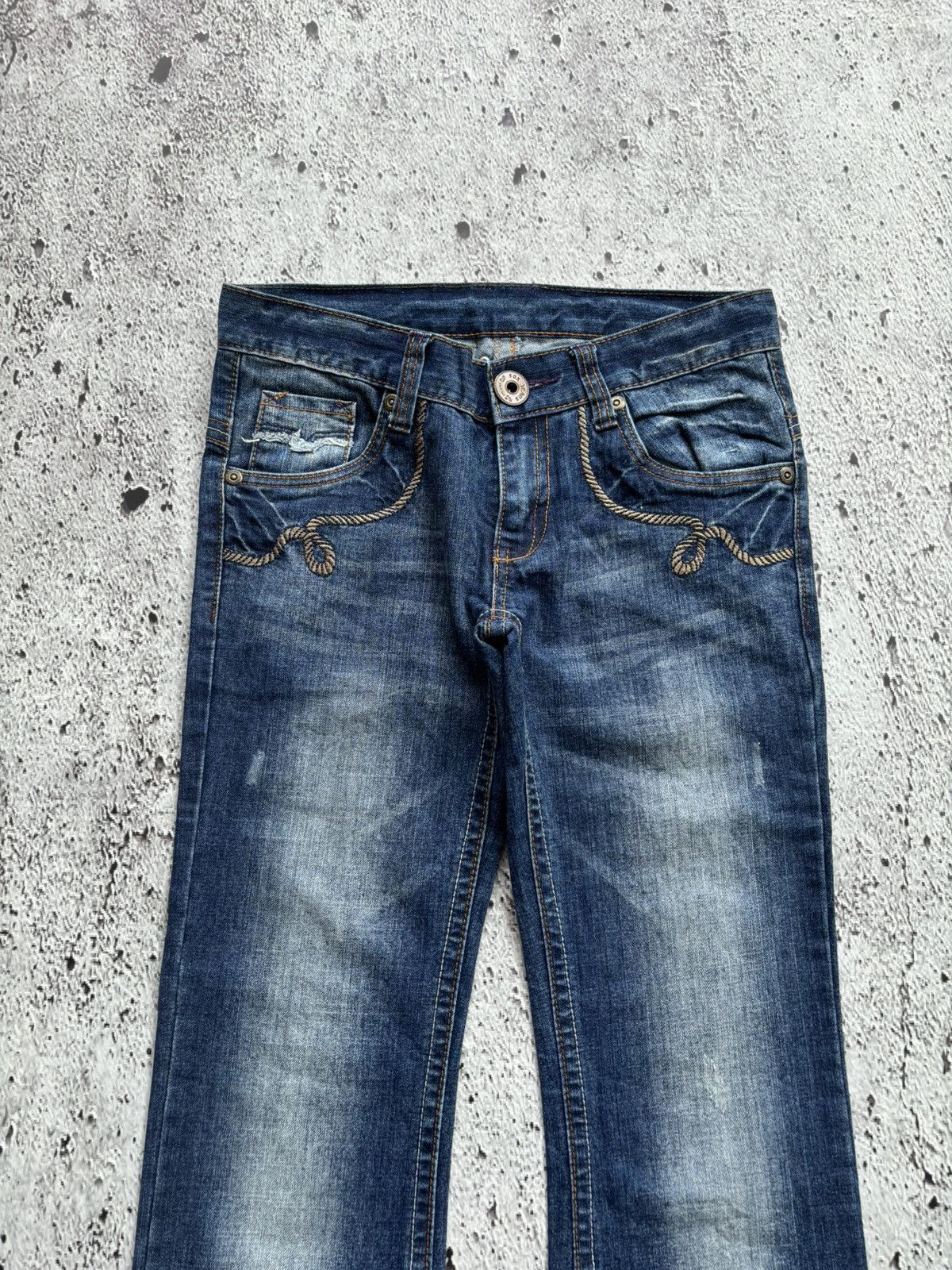 Hysteric Glamour Y2k Flare jeans latooku Tornado Mart style Size US 31 - 3 Thumbnail