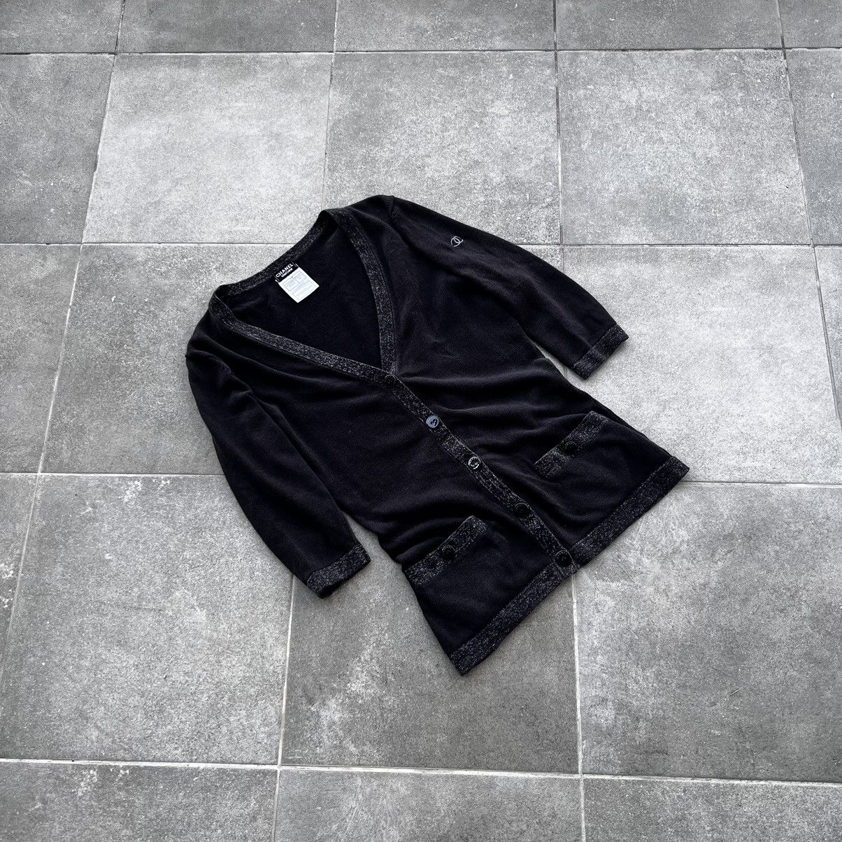 Chanel Chanel vintage Cardigan Sweater Women’s Archive Rare CC Logo Size XS / US 0-2 / IT 36-38 - 2 Thumbnail