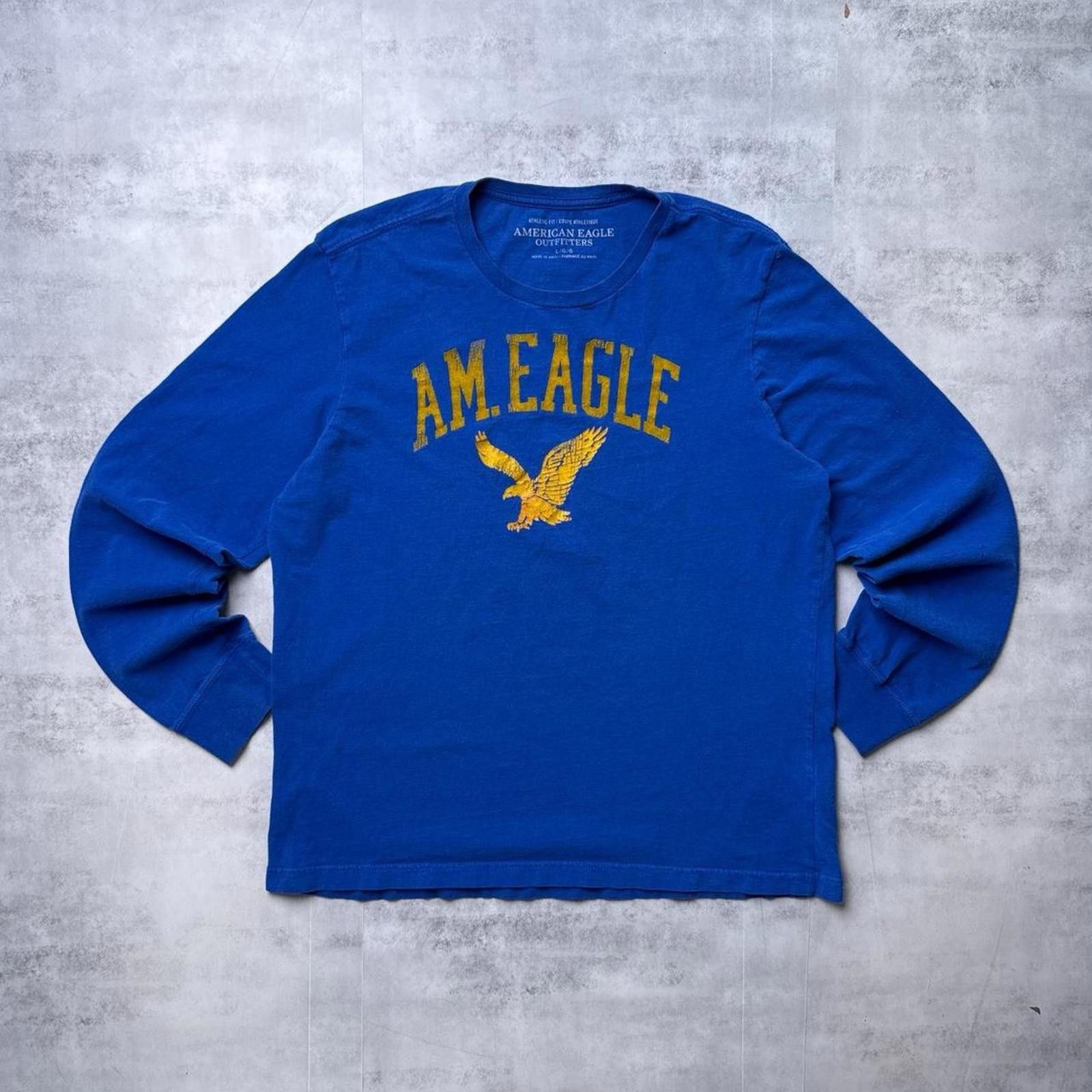 American Eagle Outfitters Y2K American Eagle 00s Long sleeve logo t shirt Size US L / EU 52-54 / 3 - 1 Thumbnail
