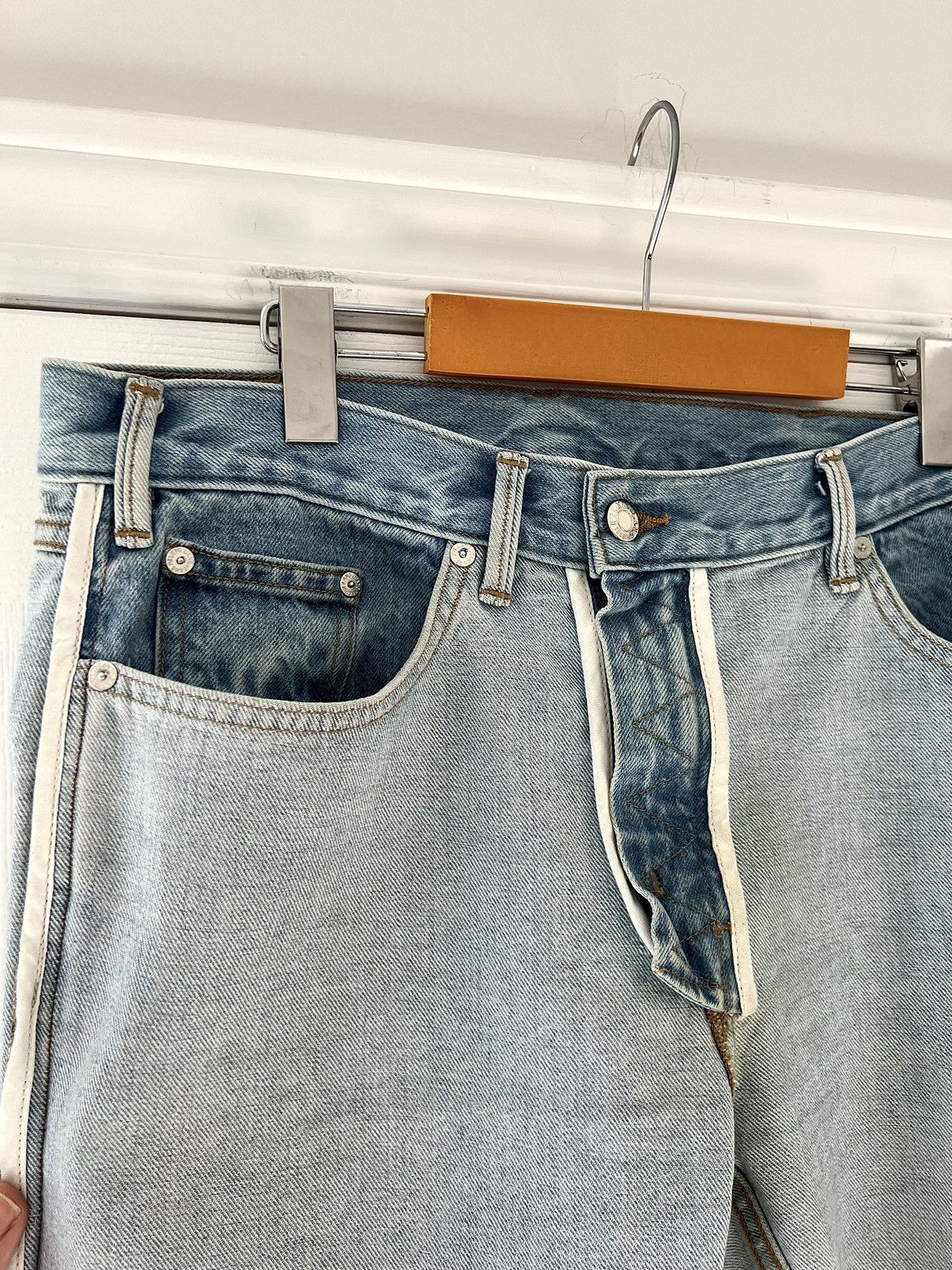 Helmut Lang Helmut Lang 1999 Reissue Inside Out Jeans Size US 32 / EU 48 - 4 Thumbnail
