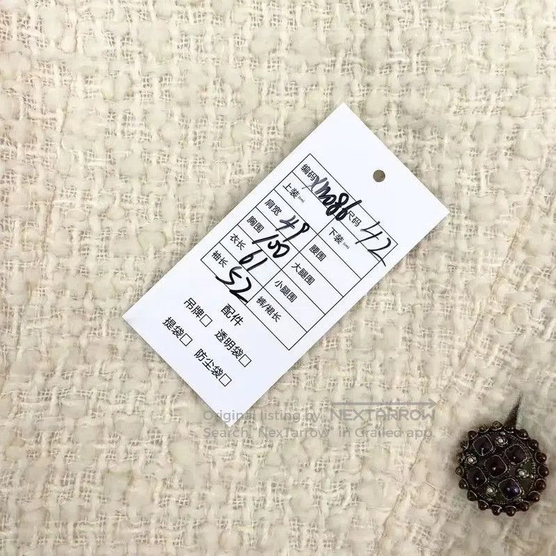 Chanel Chanel Ivory Wool Women's Jacket . Size XXS / US 00 / IT 34 - 6 Thumbnail