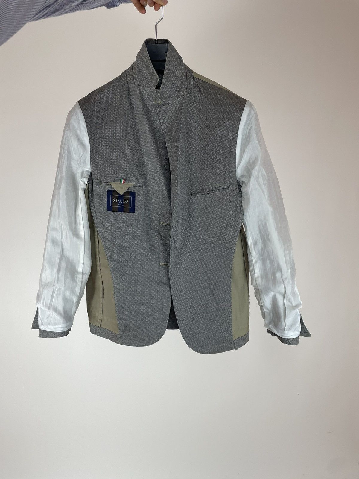 Other SPADA ROMA cotton unlined Blazer slim fit Mens size 52 Size 52S - 12 Thumbnail