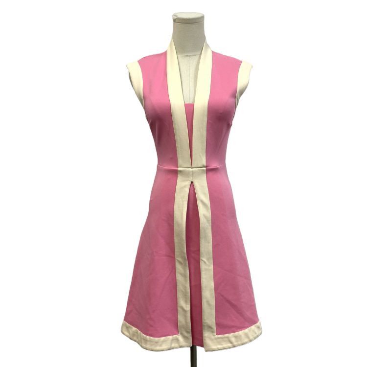 Gucci Gucci Pink Trimmed Mini Dress Size XS Size XS / US 0-2 / IT 36-38 - 1 Thumbnail