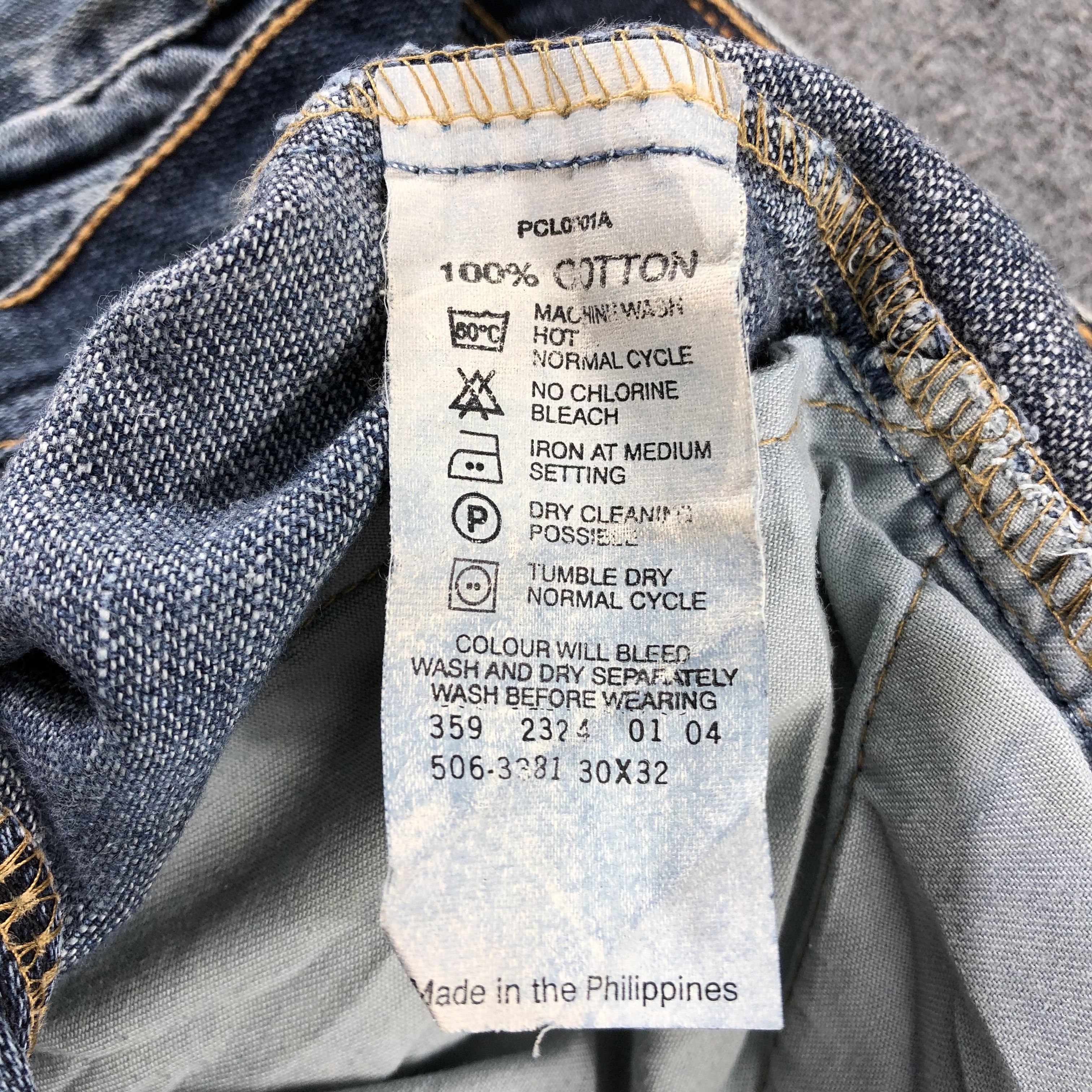 Levi's Vintage Blue Wash Levis 506 Jeans-J2343 Size US 29 - 13 Thumbnail