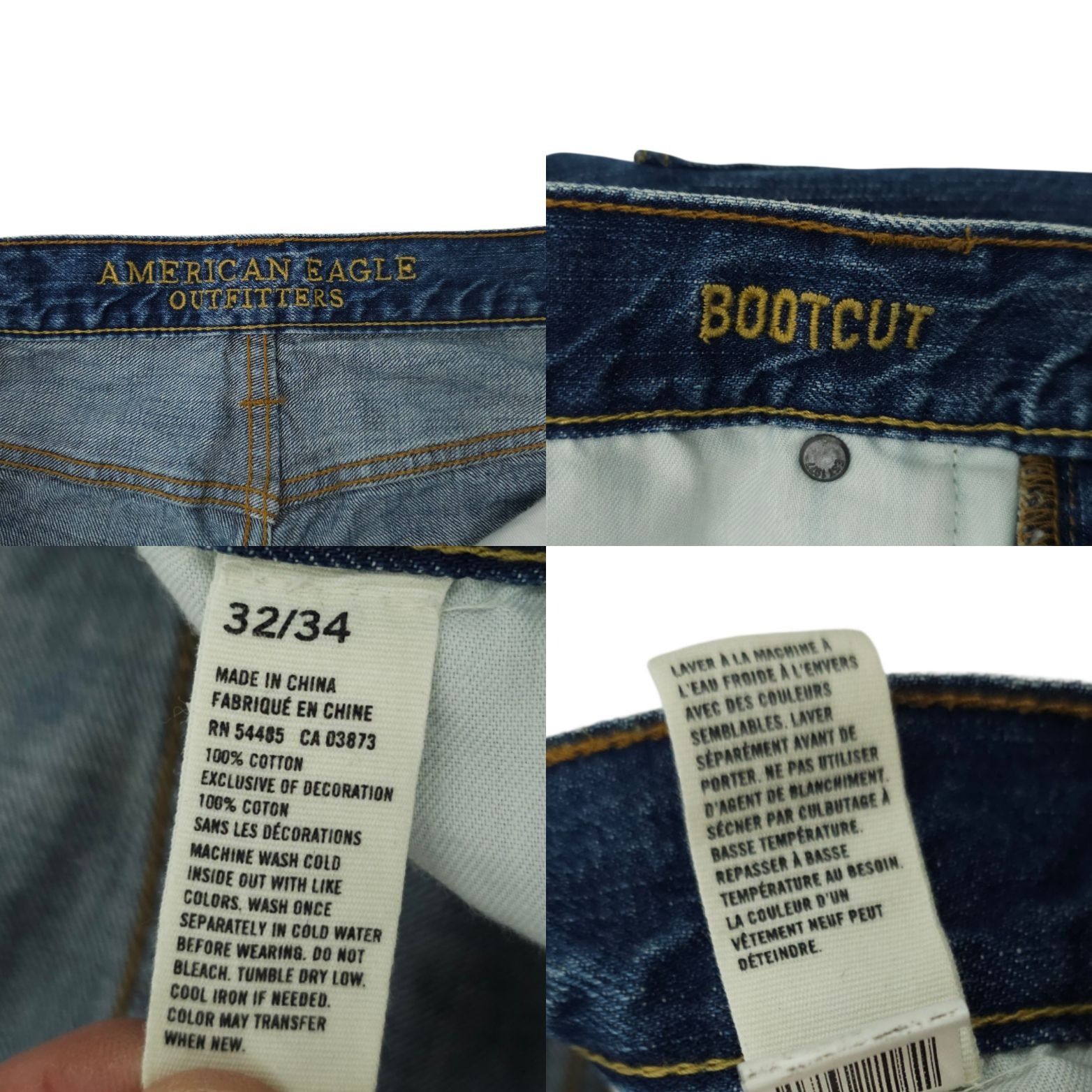 American Eagle Outfitters American Eagle Bootcut Jeans Mens 32x34 (Fit 32x32) Denim Size US 32 / EU 48 - 8 Thumbnail