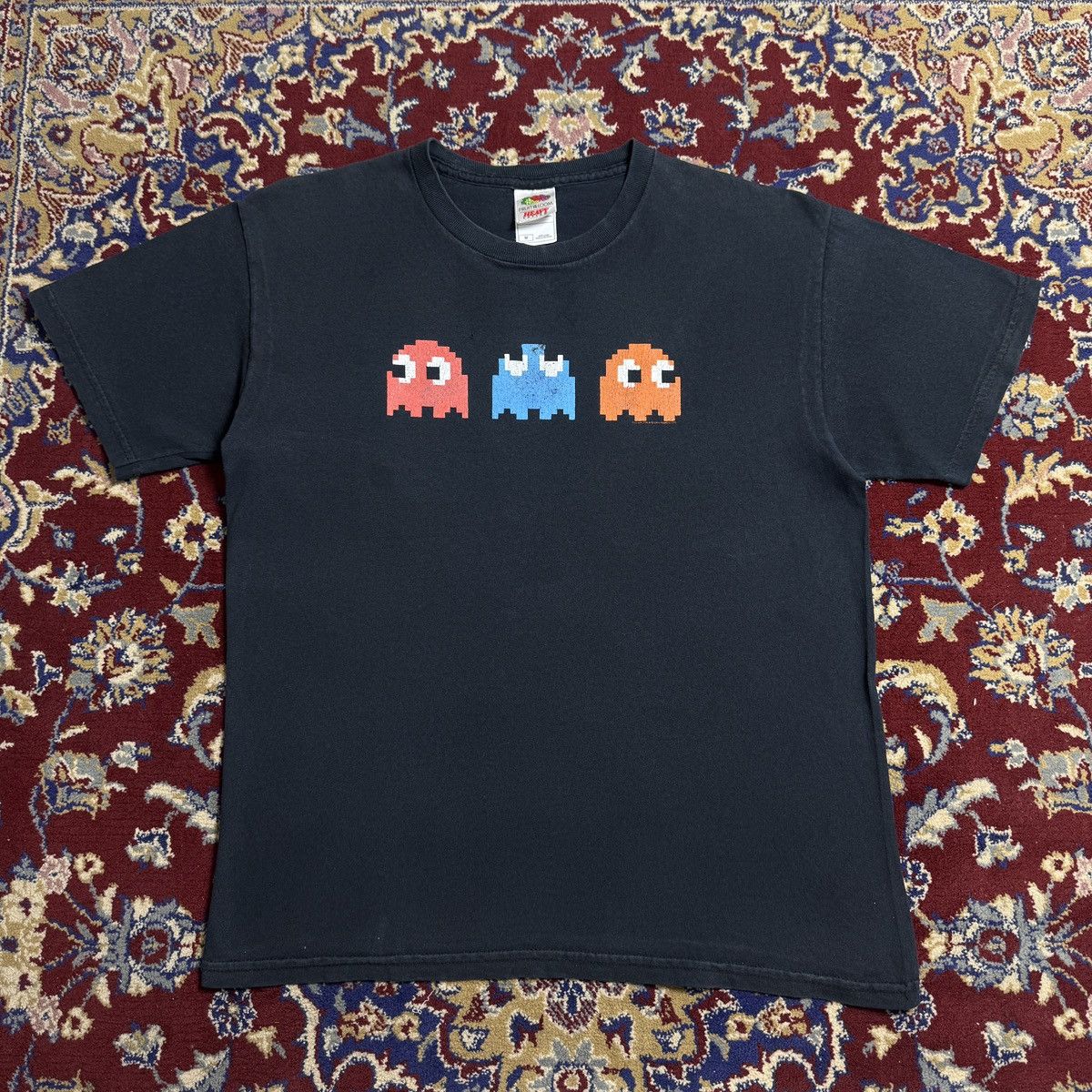 Playstation 2000s Pac-Man Namco Ghosts Arcade video game promo tee Y2K Size US M / EU 48-50 / 2 - 2 Thumbnail