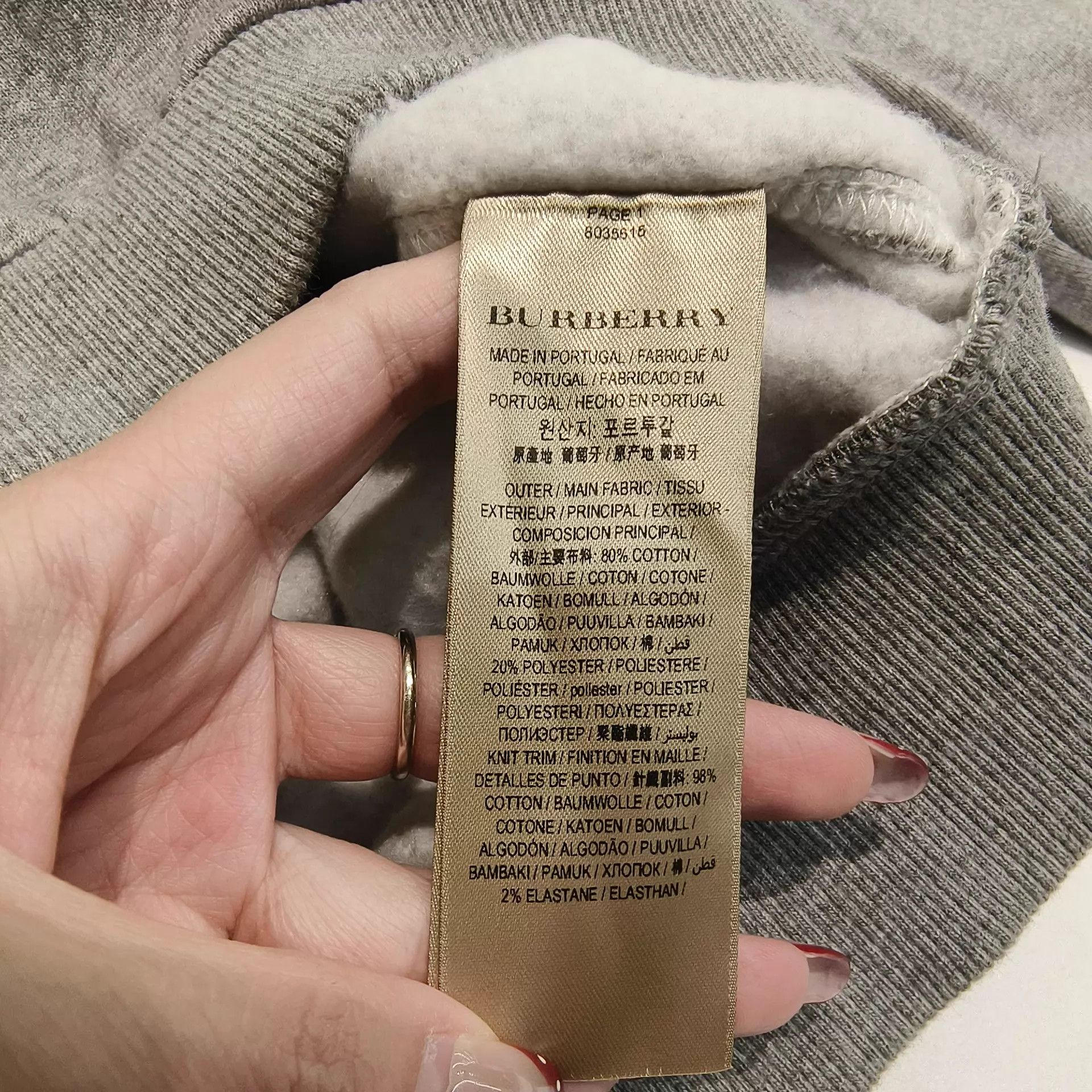 Burberry Burberry 99 New Sweatshirt S Size US S / EU 44-46 / 1 - 5 Thumbnail