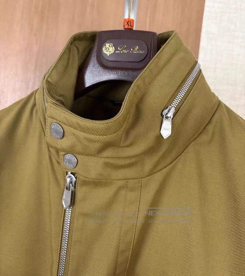Hermes Hermes Men's Casual Jacket with Hidden Hood, Tech Fabric Size US L / EU 52-54 / 3 - 5 Thumbnail