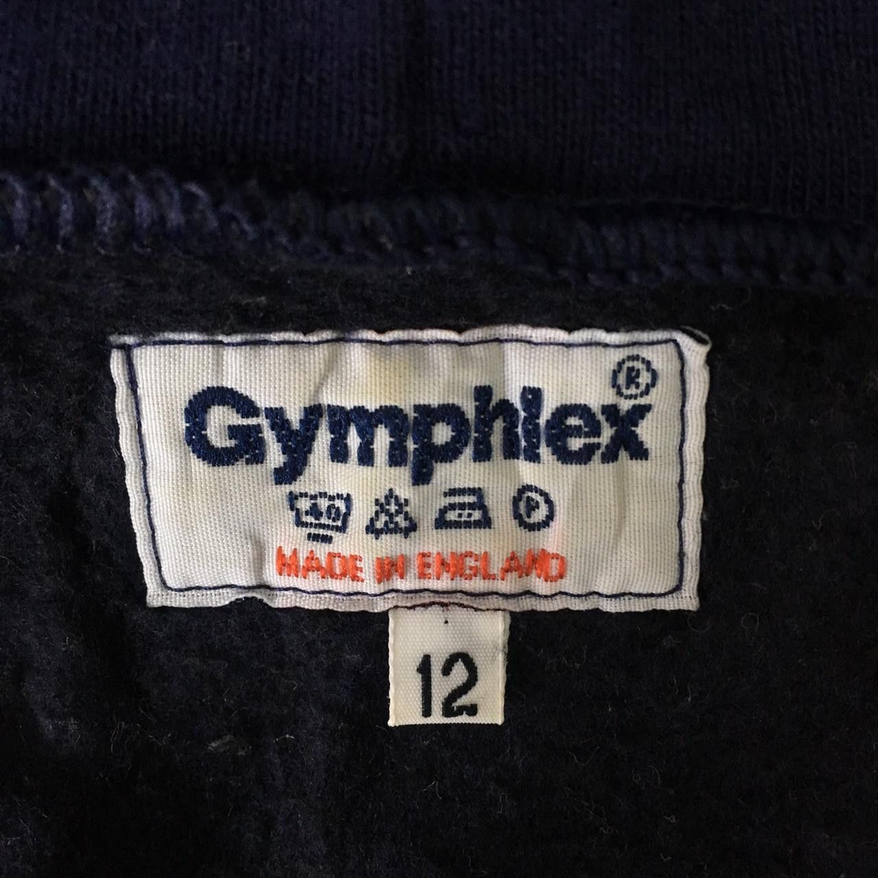 Vintage Vtg GYMPHLEX Made In ENGLAND Indigo Hoodie Size XS / US 0-2 / IT 36-38 - 3 Thumbnail