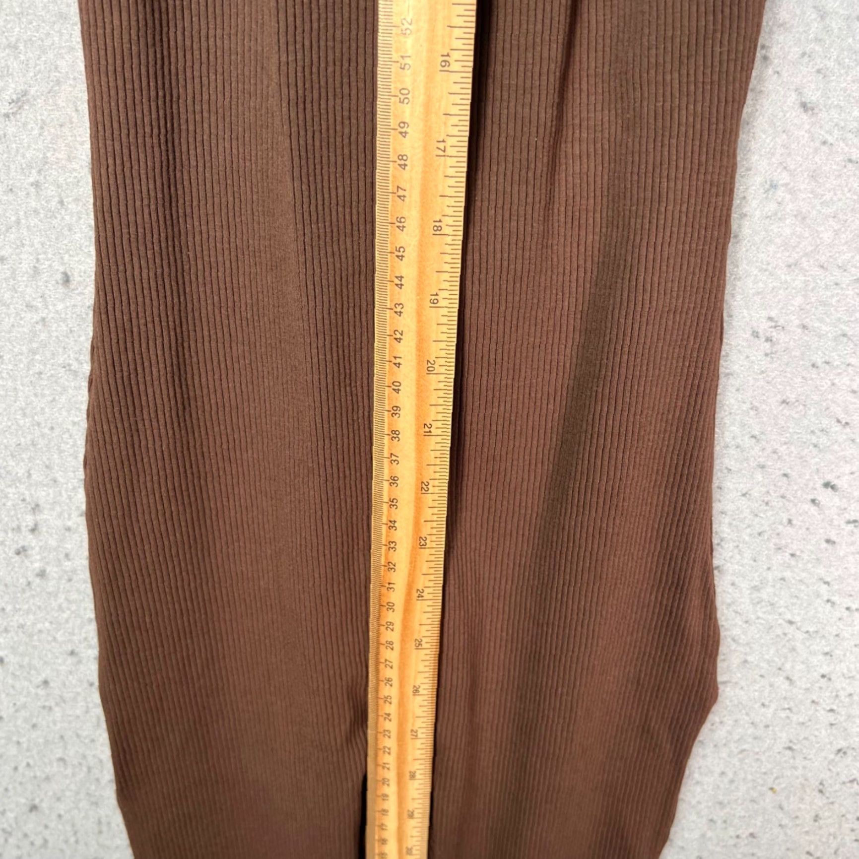 Fashion Nova Fashion Nova Womens Small Brown Sleeveless Halter Jumpsuit NEW! One-Piece Card: Ribbed Spandex Rayon Casual Size 28" / US 6 / IT 42 - 6 Thumbnail