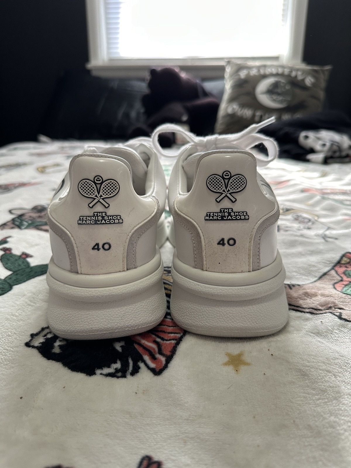 Marc Jacobs × Peanuts Leather Tennis Shoe Sneakers Size US 7 / EU 40 - 10 Thumbnail