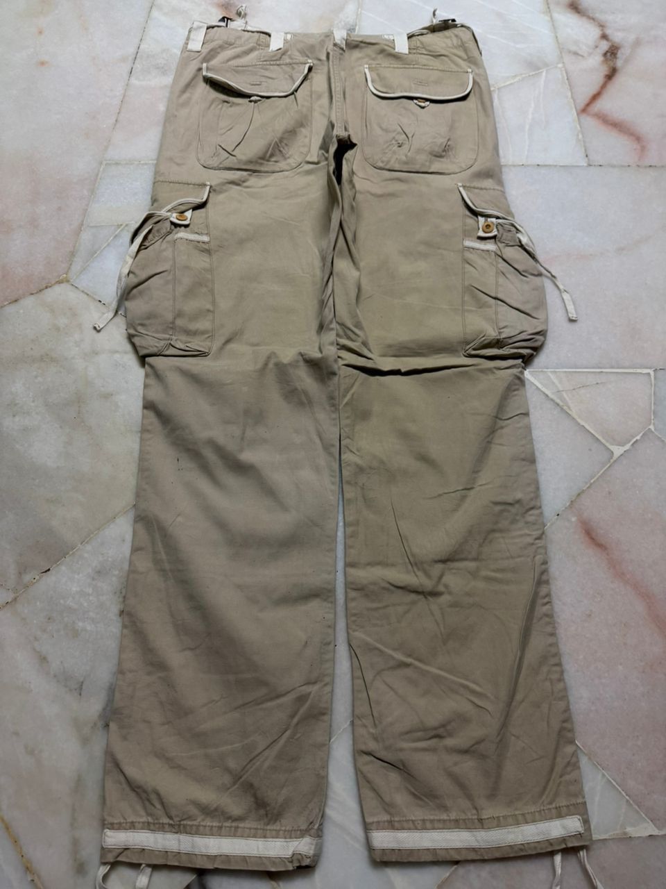 PPFM 💥Insane💥90s Japanese Bondage Parachute Thrashed Faded Cargo Size US 33 - 18 Thumbnail