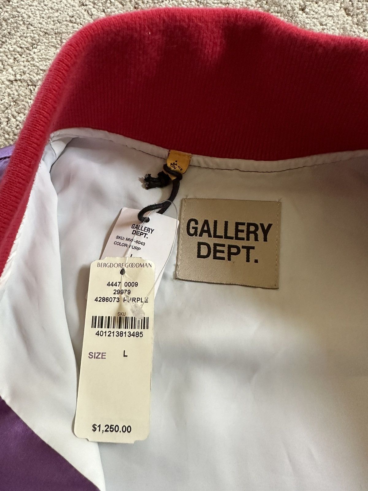 Gallery Dept. Gallery dept. MVP embroidered satin bomber jacket Size US L / EU 52-54 / 3 - 3 Thumbnail
