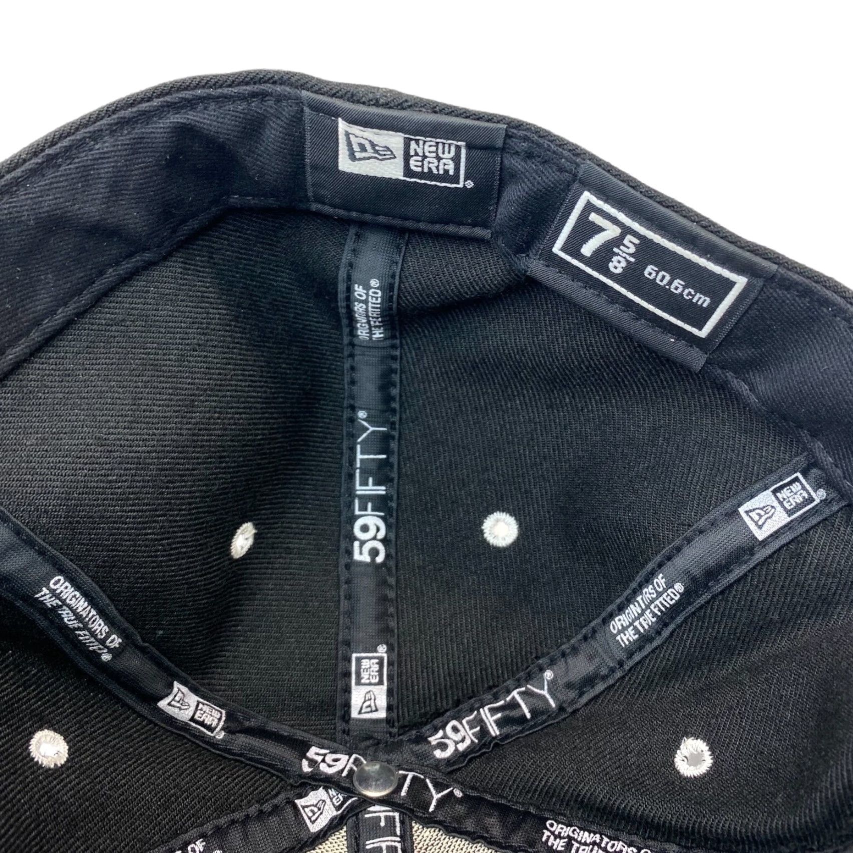 New Era NEW ERA Fitted Hat 59FIFTY Black Gray I LOVE MY GIRLS 7 5/8 Mens Size ONE SIZE - 5 Thumbnail