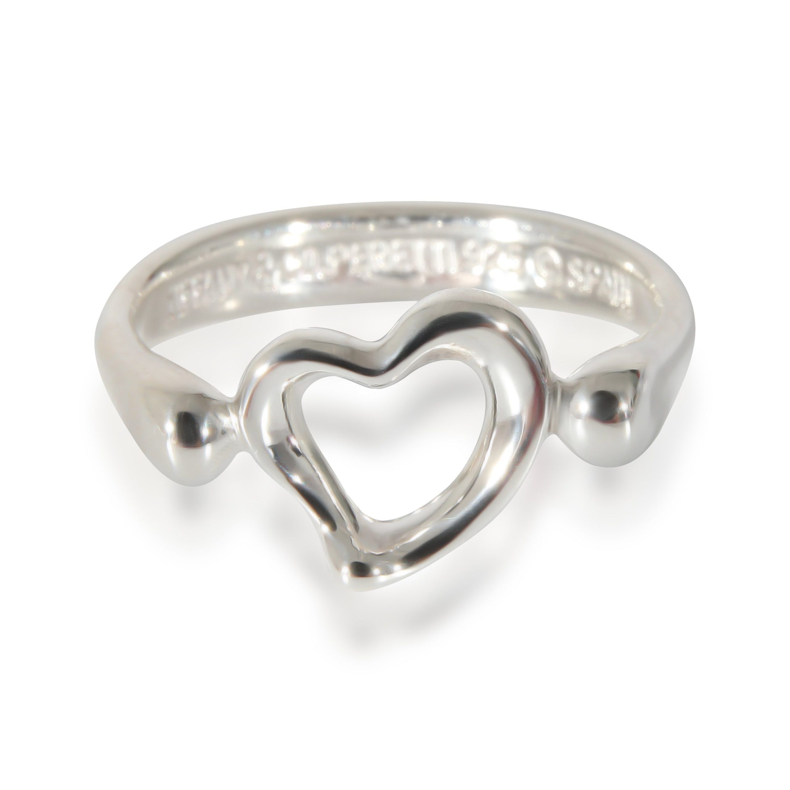 Tiffany & Co. Elsa Peretti Open Heart Ring in Sterling Silver