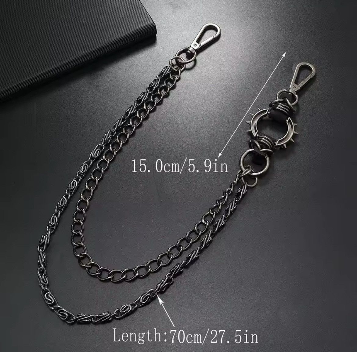 Other Cat Eye Bilayer Y2K Jeans Chain Size ONE SIZE - 3 Thumbnail