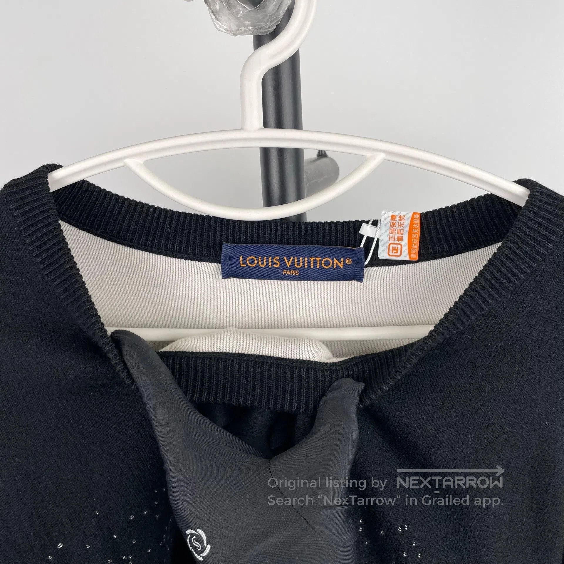 Louis Vuitton Louis Vuitton Deep blue gradient full print logo knitted h Size US XL / EU 56 / 4 - 5 Thumbnail