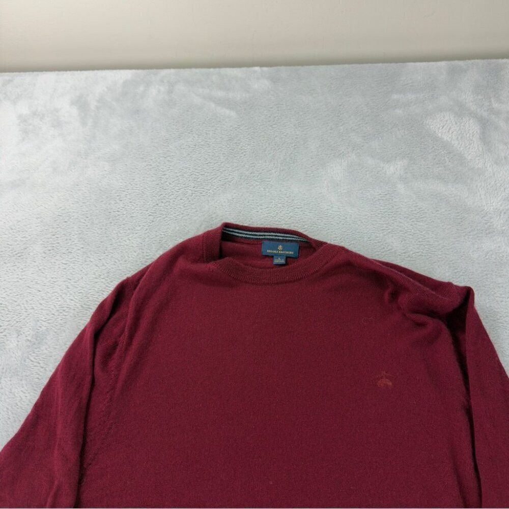 Brooks Brothers Brooks Brothers Men's Size Large 100% Merino Wool Red Sweat Size US L / EU 52-54 / 3 - 7 Thumbnail