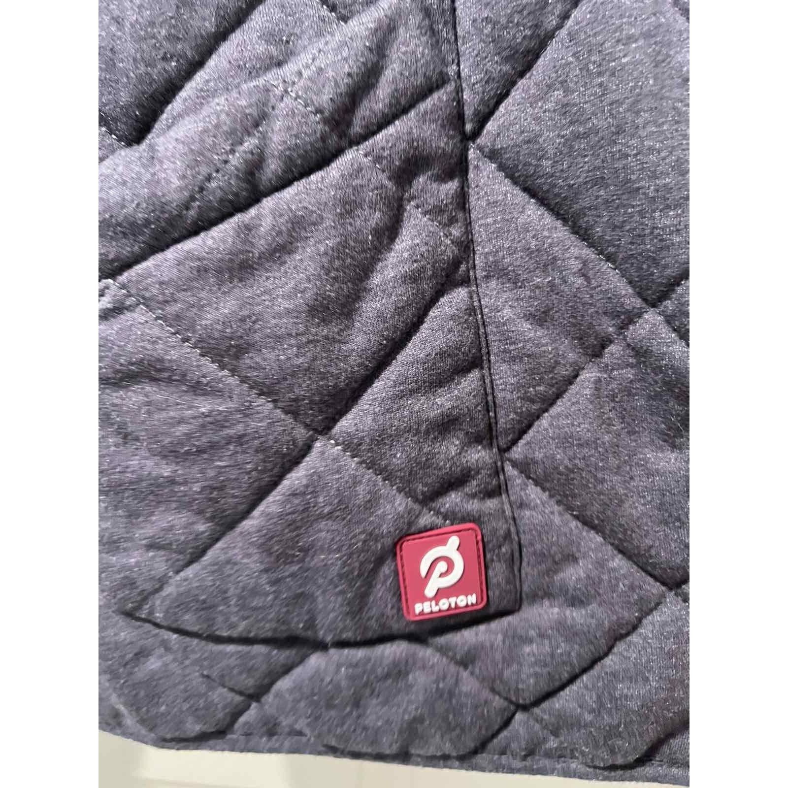 Peloton Peloton Guilted Jacket gray Size XL Cotton Blend A001509 Size XL / US 12-14 / IT 48-50 - 4 Thumbnail