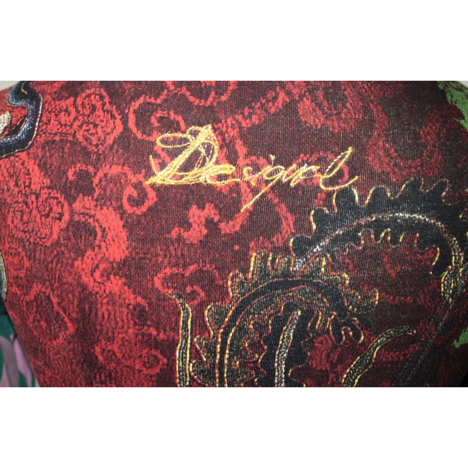 Desigual Desigual Womens Shirt Jumper M Multicoloured Crew Neck Pullover Size M / US 6-8 / IT 42-44 - 4 Thumbnail