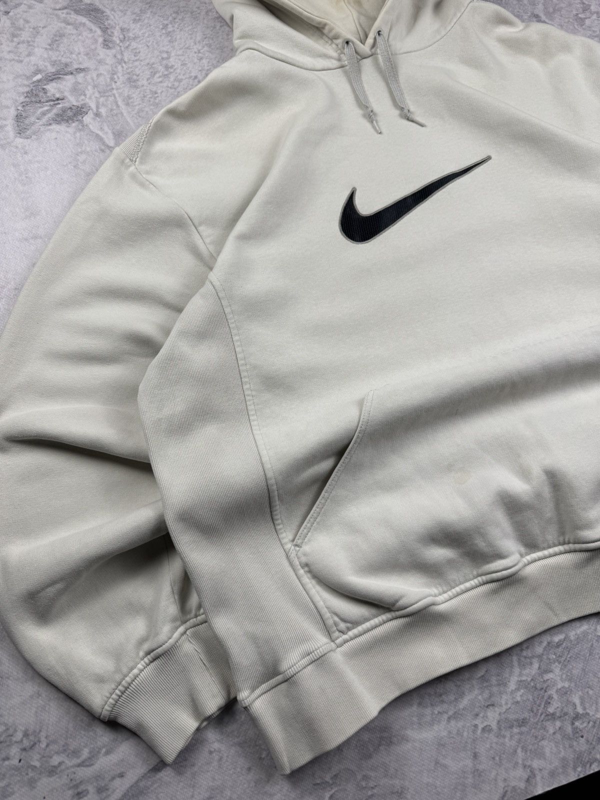 Nike × Vintage NIKE VINTAGE CENTER LOGO OVERSIZE BOXY HOODIE Size US XL / EU 56 / 4 - 2 Thumbnail