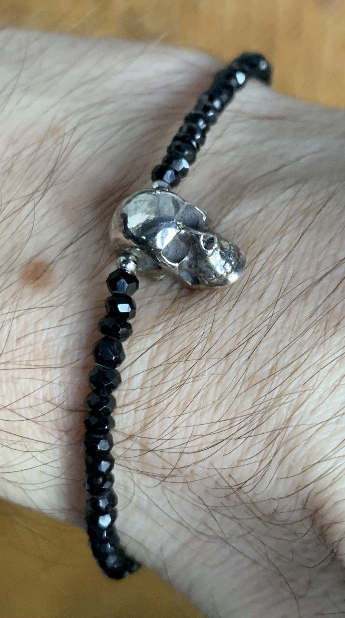 Hysteric Glamour Hysteric Glamour Sterling Silver Jewel Skull Bracelet+ Box Size ONE SIZE - 10 Thumbnail