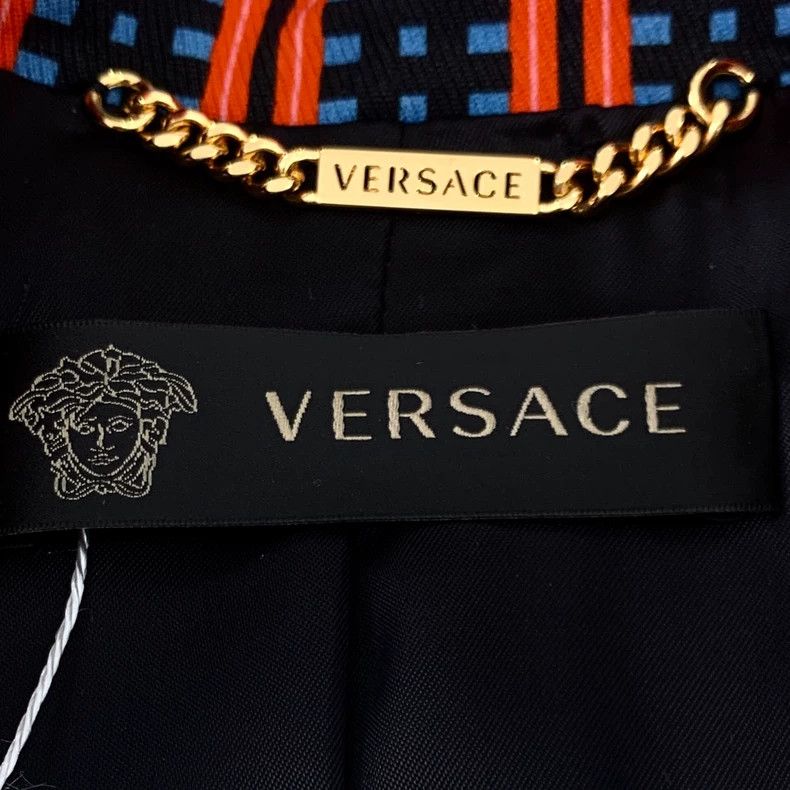 Versace Versace Plaid lapel long-sleeved blazer Size S / US 4 / IT 40 - 7 Thumbnail