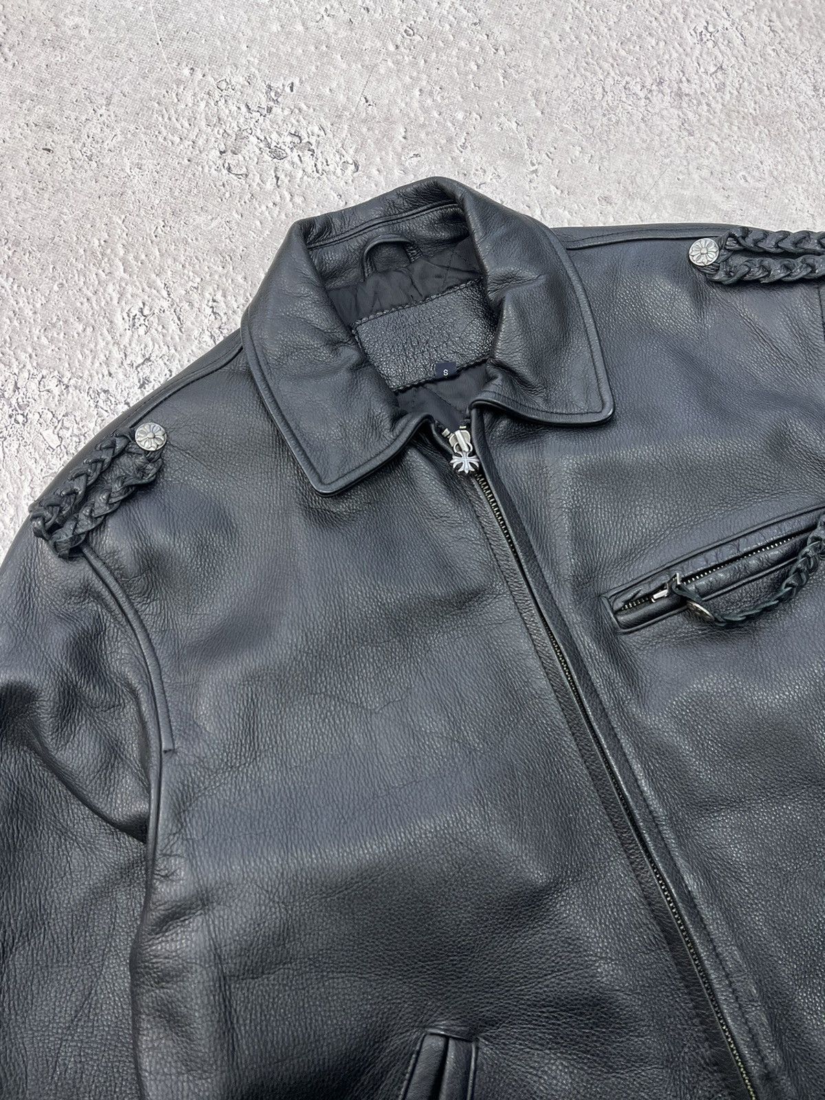 Vintage × West Coast Choppers SALE💣💣 Vintage Genuine Real Leather Jacket High Quality Rock Size US M / EU 48-50 / 2 - 4 Thumbnail