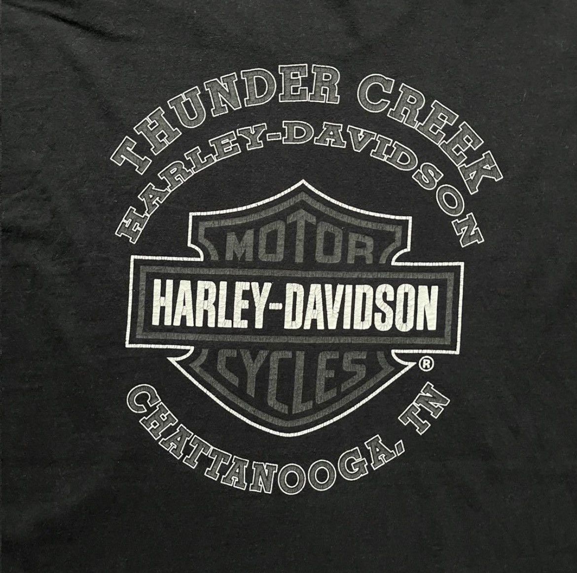 Harley Davidson × Vintage Vintage Harley Davidson Blue Flame Long Sleeve Tee Size US XXL / EU 58 / 5 - 4 Thumbnail