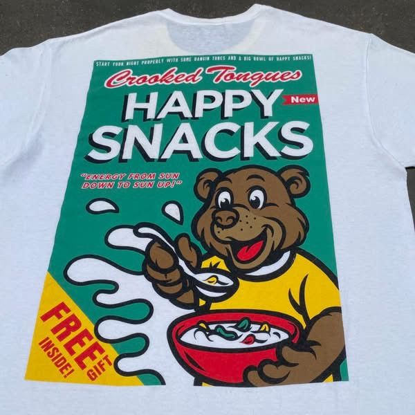 Vintage RARE ‼️ Crooked Tongues Size US L / EU 52-54 / 3 - 2 Thumbnail