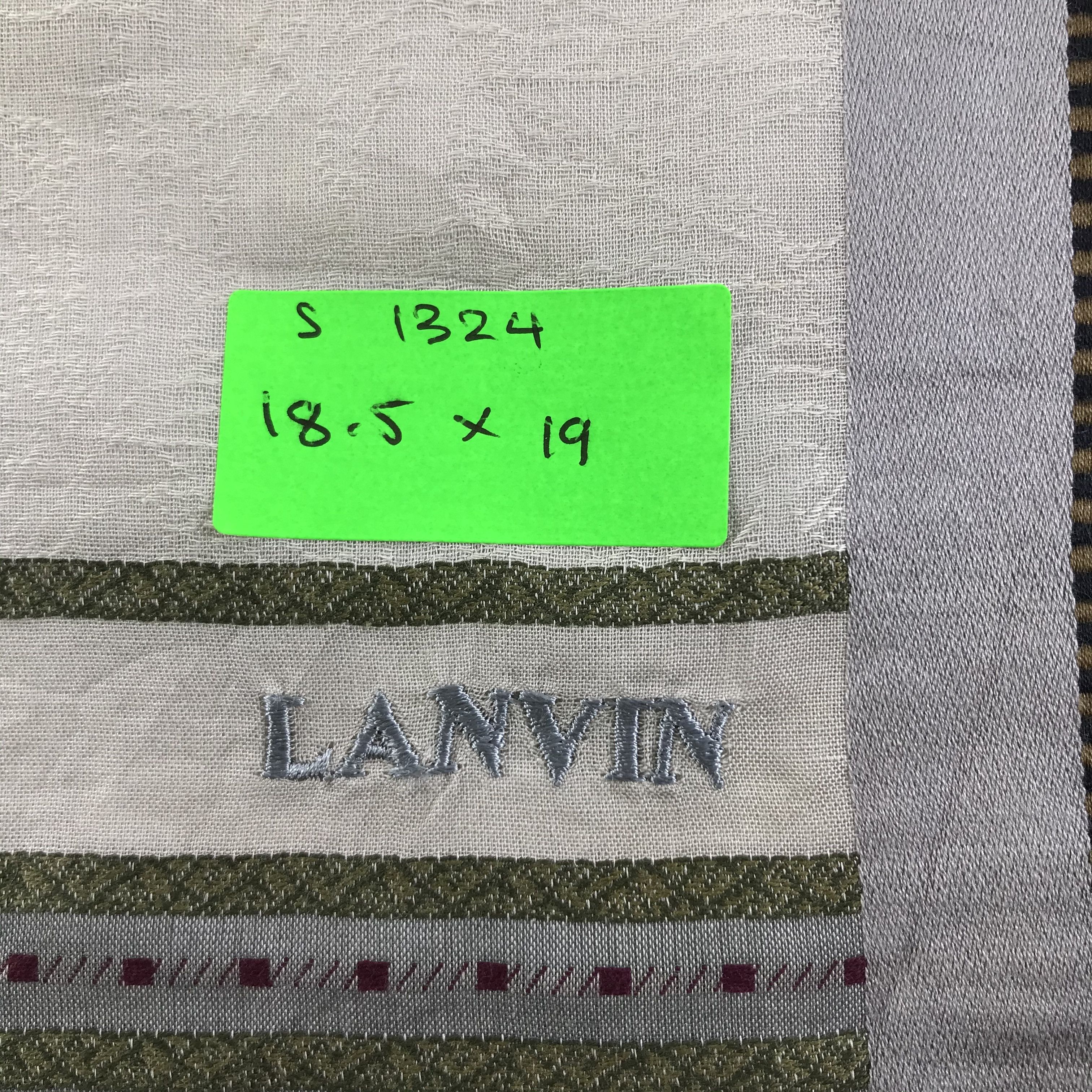 Lanvin × Vintage Lanvin Bandana / Handkerchief / Neckerchief - S1324 Size ONE SIZE - 5 Thumbnail