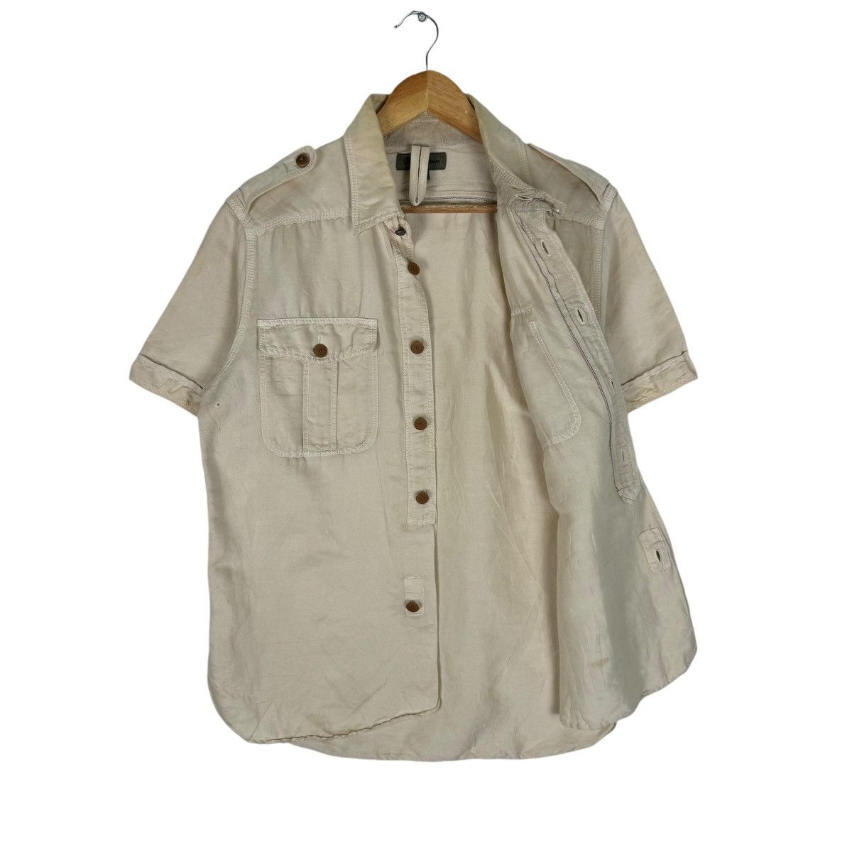 Nigel Cabourn ⚡️NIGEL CABOURN WOKERS LINEN BUTTON SHIRTS Size US M / EU 48-50 / 2 - 7 Thumbnail