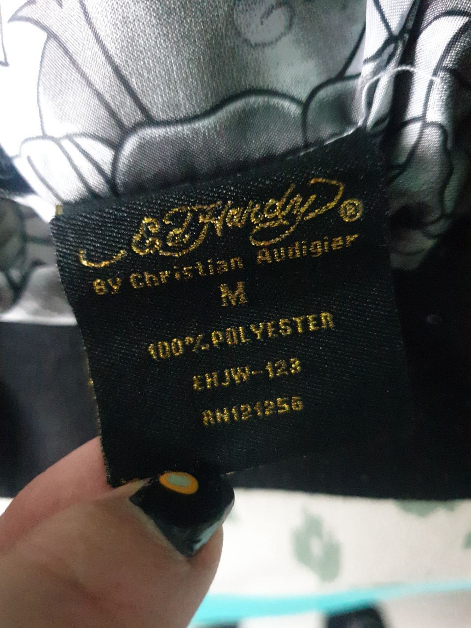 Christian Audigier Ed Hardy 2007 Satin Bomber Tiger Japan Women Archive Size S / US 4 / IT 40 - 8 Thumbnail