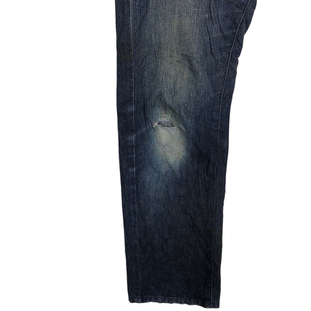 🔥90’s VINTAGE PHIL SMART UNION MADE JAPAN DISTRESSED DENIM