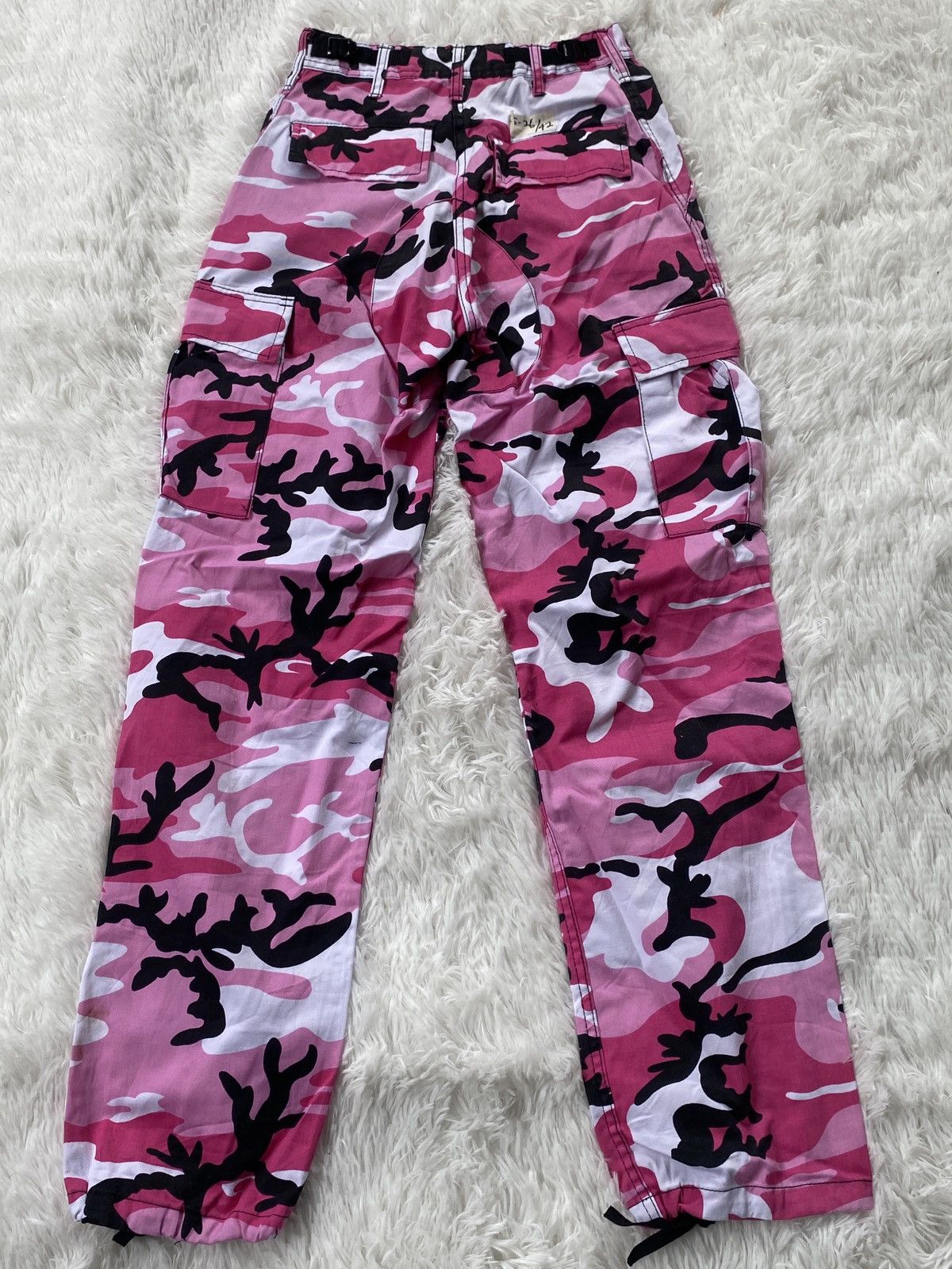 Rothco Vintage ROTHCO BDU Pink Camouflage Cargo Pants Size US 26 / EU 42 - 8 Thumbnail