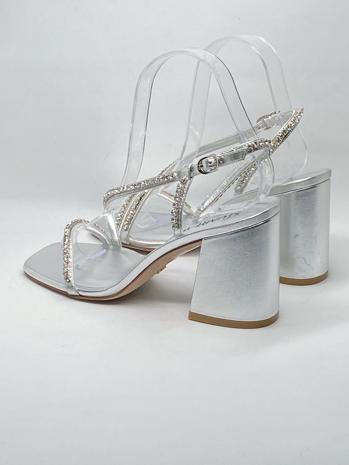 Stuart Weitzman Stuart Weitzman Embellished Metallic Leather Sandals size 6 Size US 6 / IT 36 - 6 Thumbnail