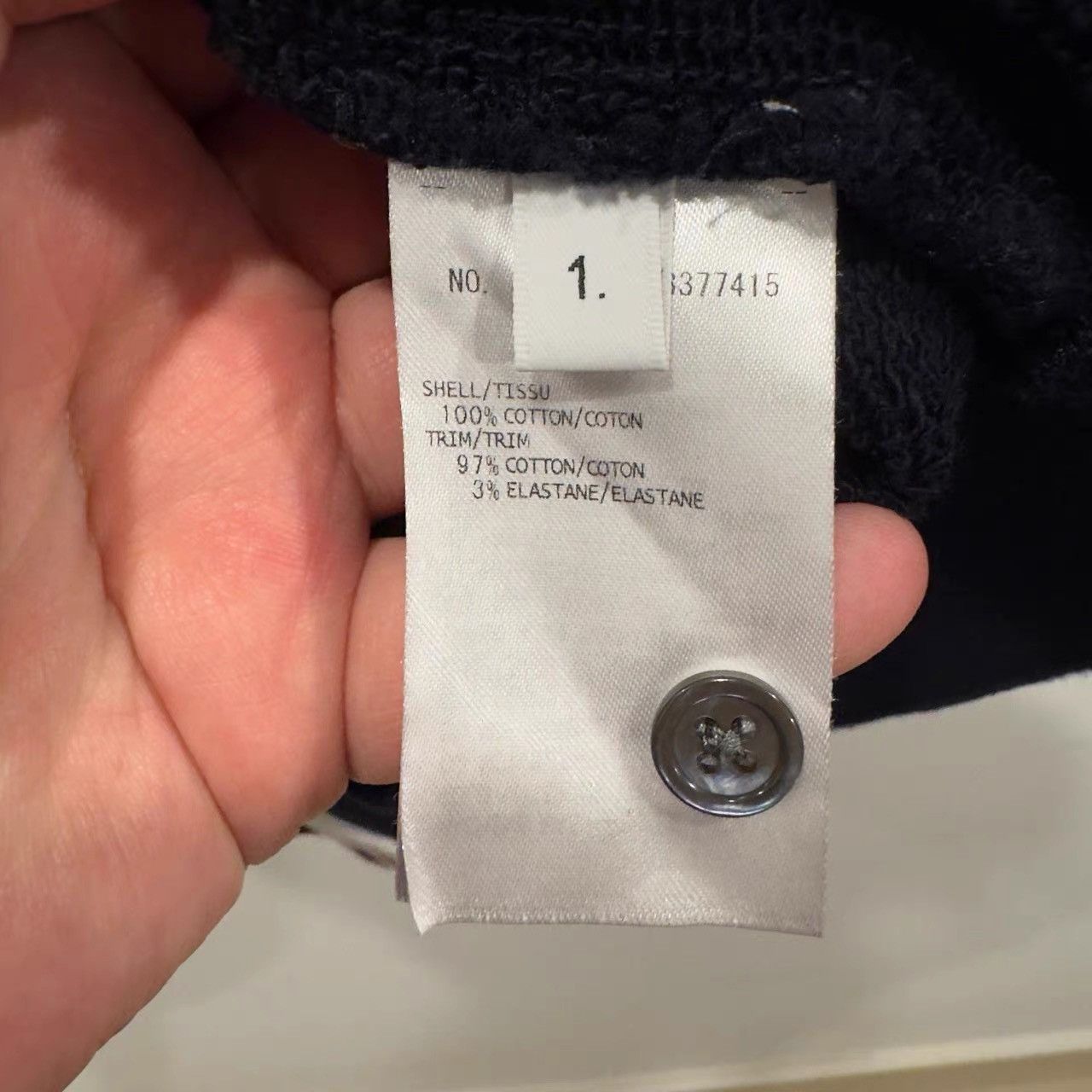 Thom Browne Thom Browne Navy Sweatshirt K28 Size US S / EU 44-46 / 1 - 4 Thumbnail