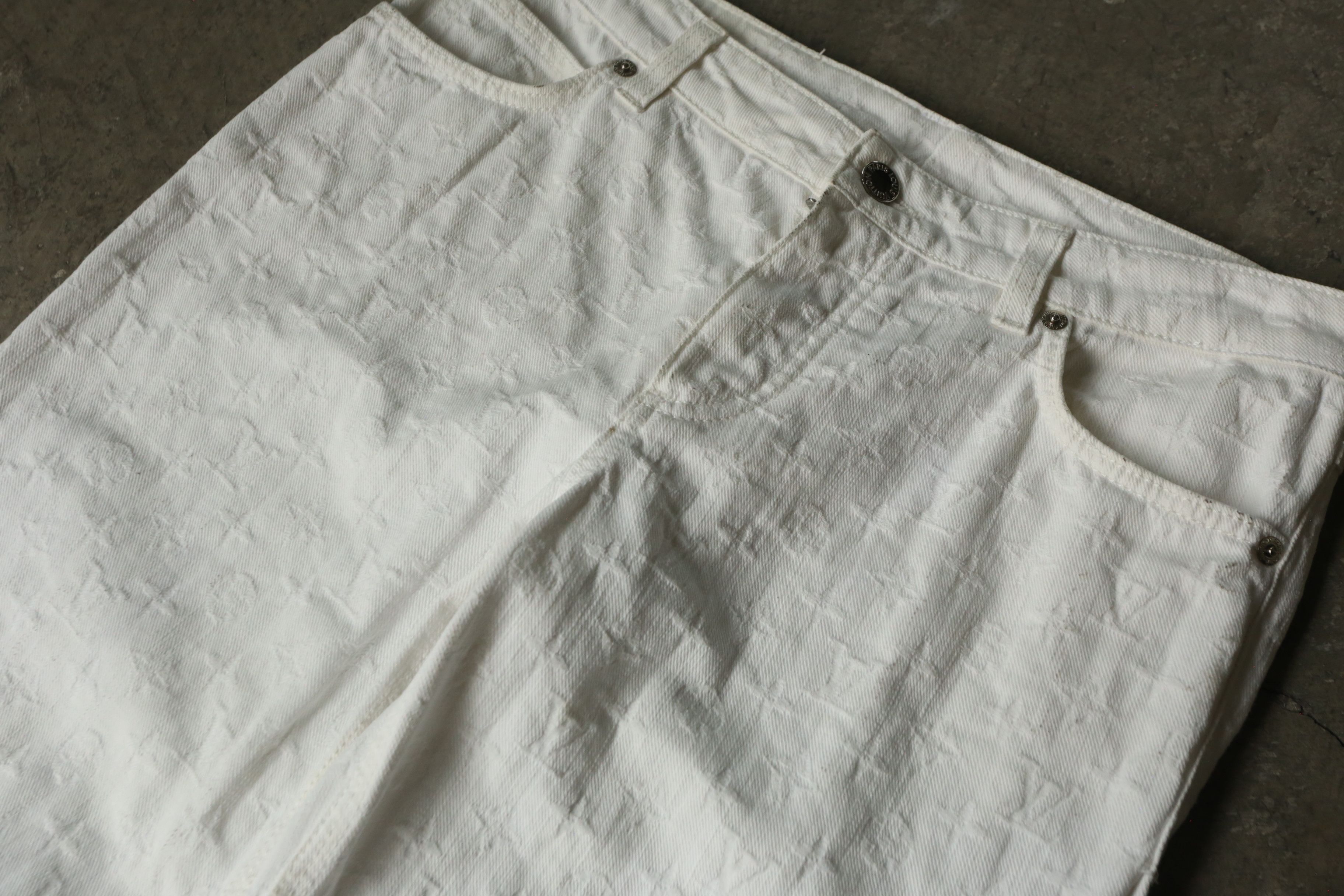 Louis Vuitton Louis Vuitton - Marc Jacobs - S/S 06 - Monogram Denim Jean Size US 30 / EU 46 - 5 Thumbnail