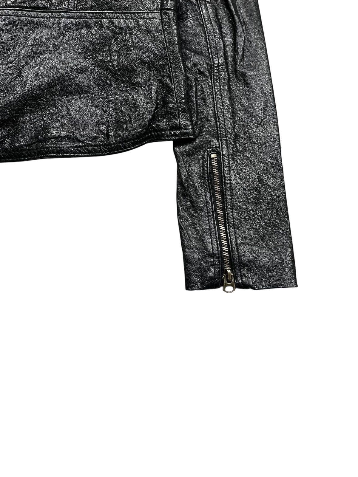 Japanese Brand 2000s GOA - Vkei Style Fuzzy Fur Leather Jacket Size US S / EU 44-46 / 1 - 10 Thumbnail