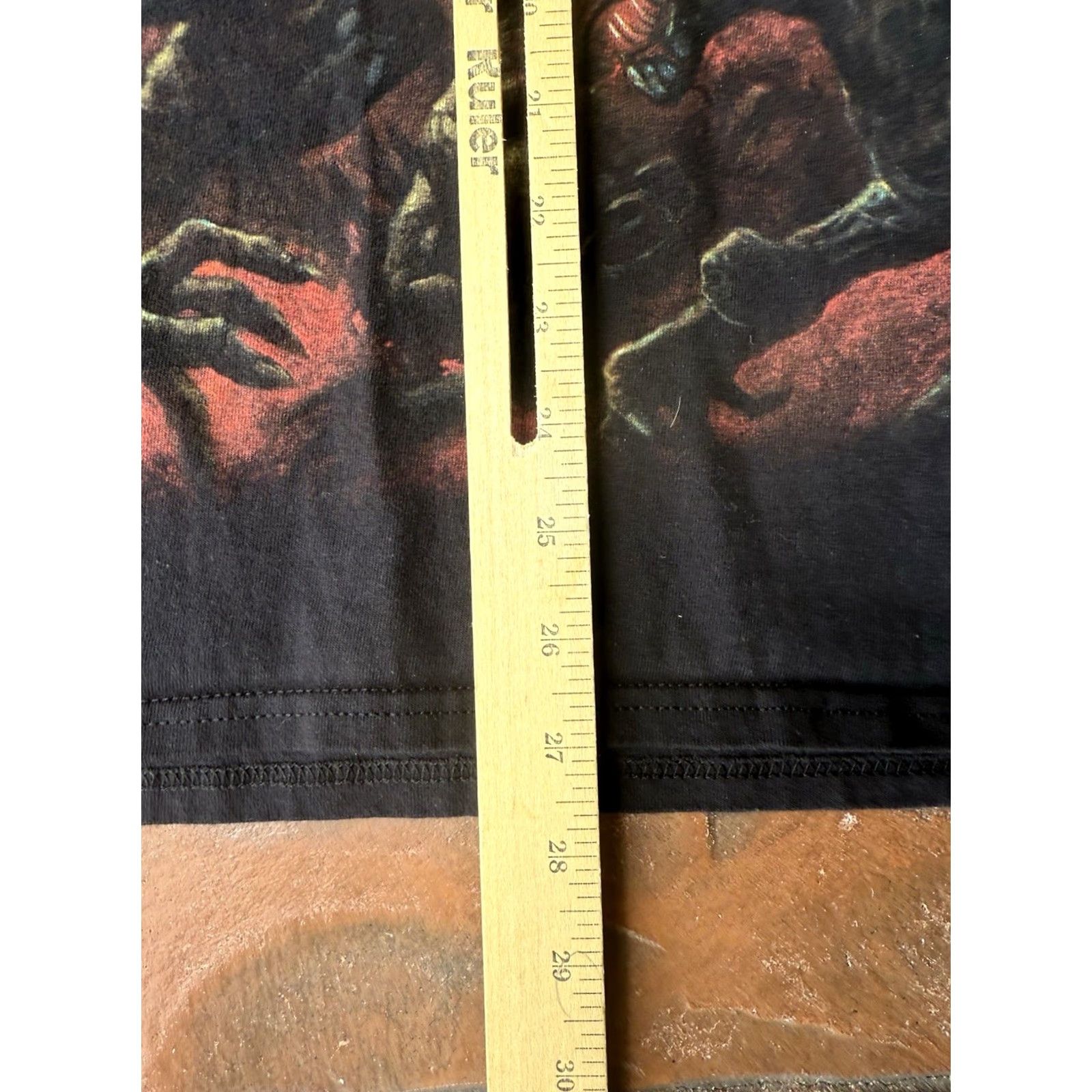 Hanes VINTAGE Rob Zombie Venomous Rat 2013 T-Shirt Medium Band Tour Shirt Mens Black Cotton Graphic Print Short Sleeve Crew Neck Venom Logo Double-Sided Size US M / EU 48-50 / 2 - 5 Thumbnail