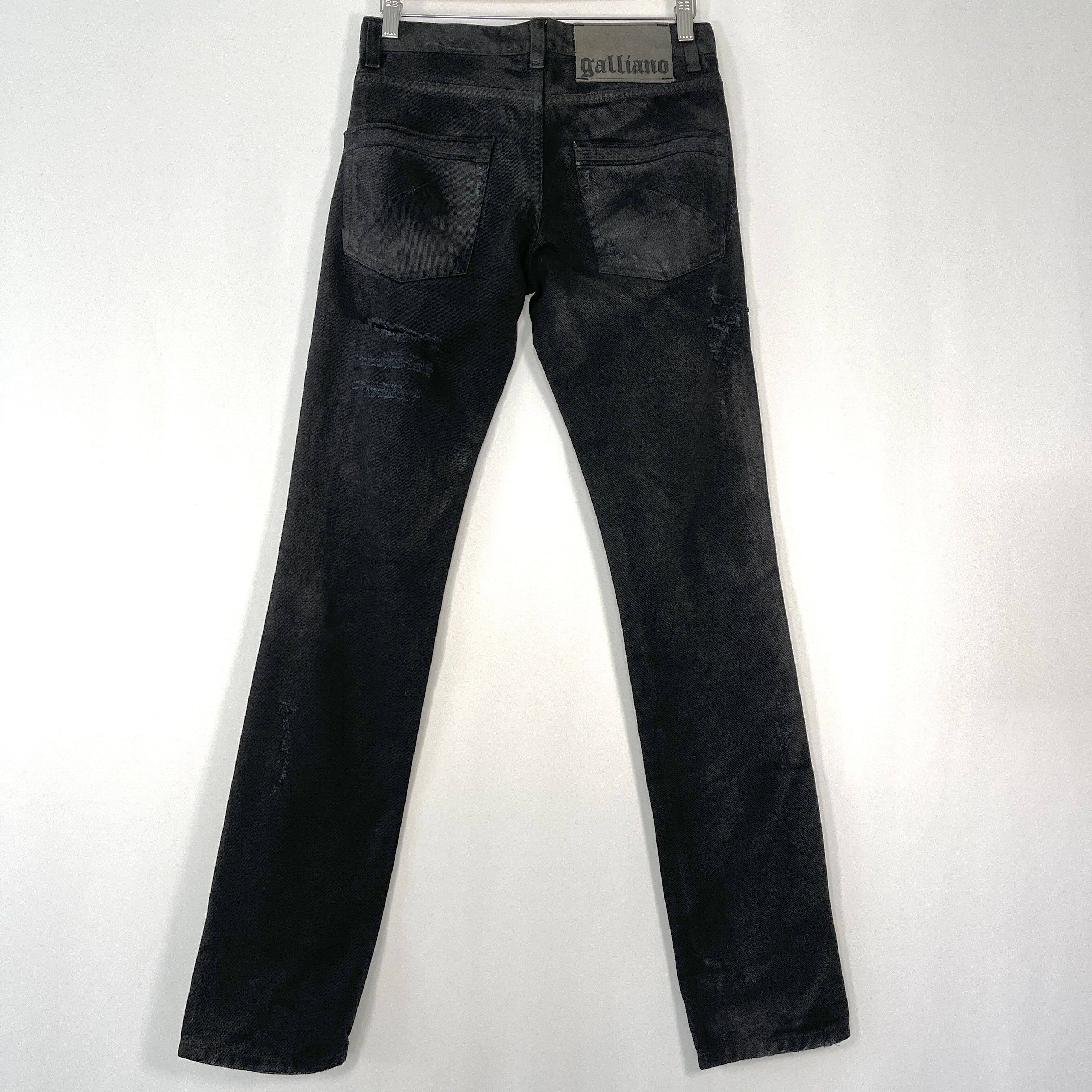 John Galliano JOHN GALLIANO Black Jeans size 28/42 Size 28" / US 6 / IT 42 - 7 Thumbnail