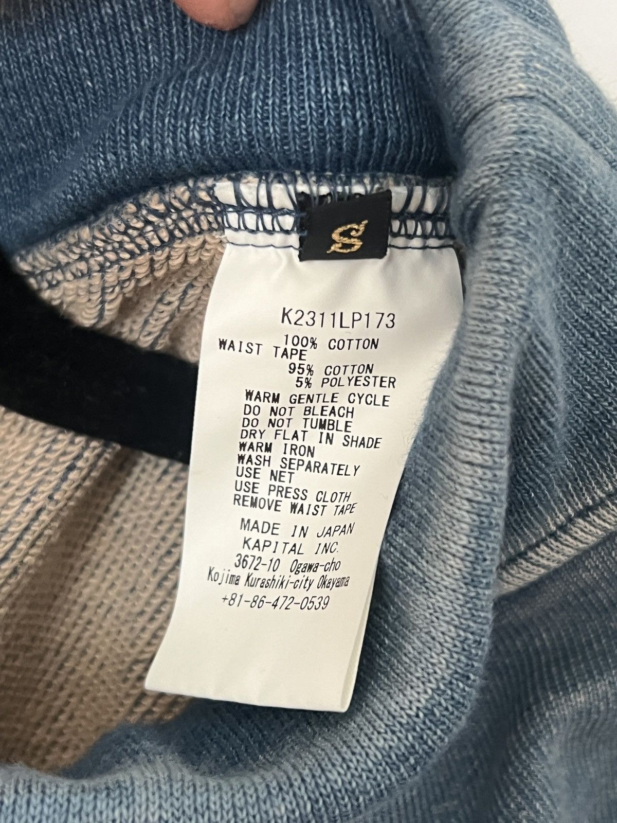 Kapital Kapital Patchwork Repair Denim Sweatpants Size US 28 / EU 44 - 12 Thumbnail