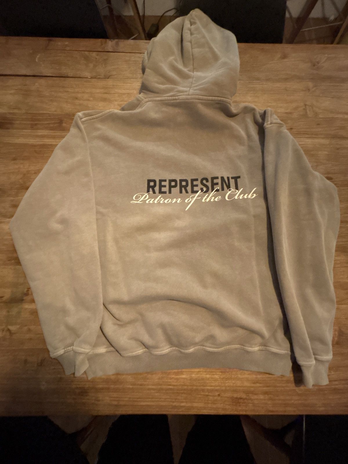 Represent Clo. Represent Patron of the Club Hoodie in Mudstone Size US L / EU 52-54 / 3 - 2 Thumbnail