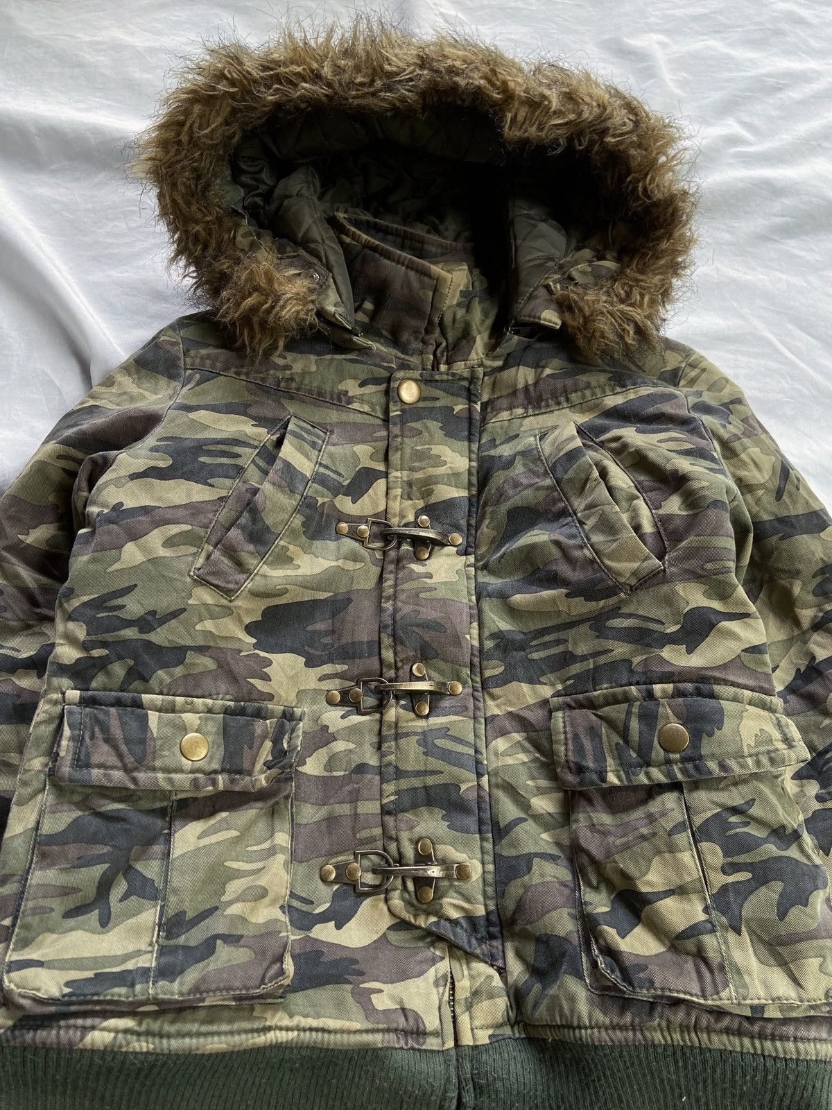 PPFM U.T.D ARMY BONO FAUX FUR JACKET Size US S / EU 44-46 / 1 - 2 Thumbnail
