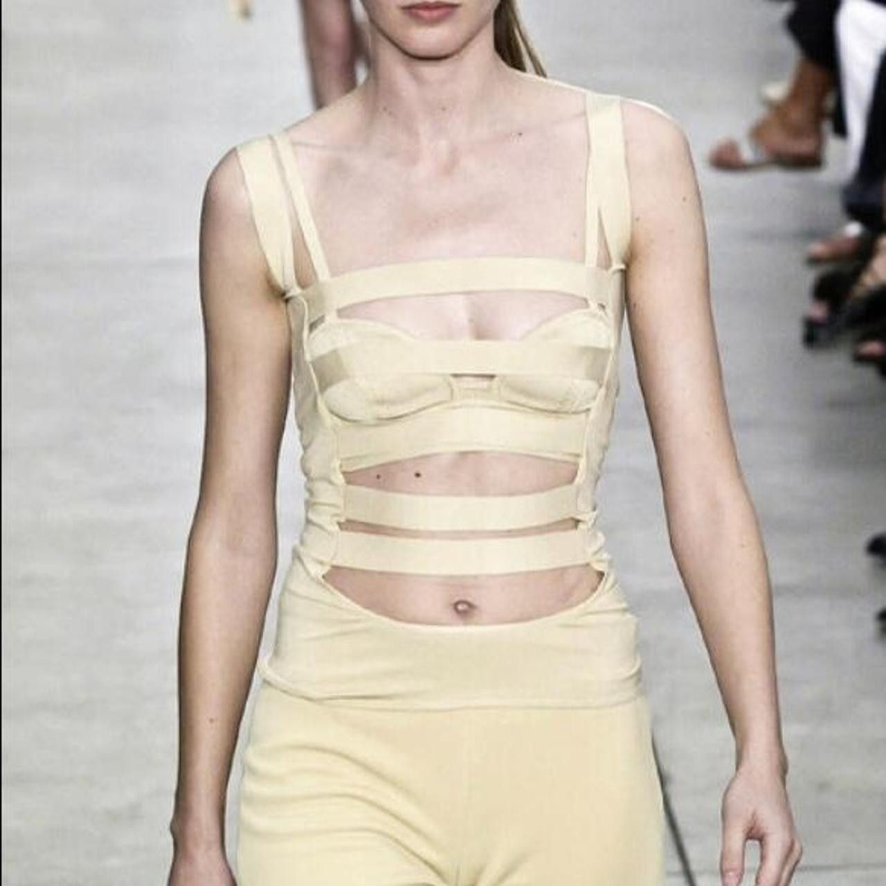 Helmut Lang HELMUT LANG S/S 2001 EXPOSED BREASTS TOP Size XS / US 0-2 / IT 36-38 - 1 Thumbnail