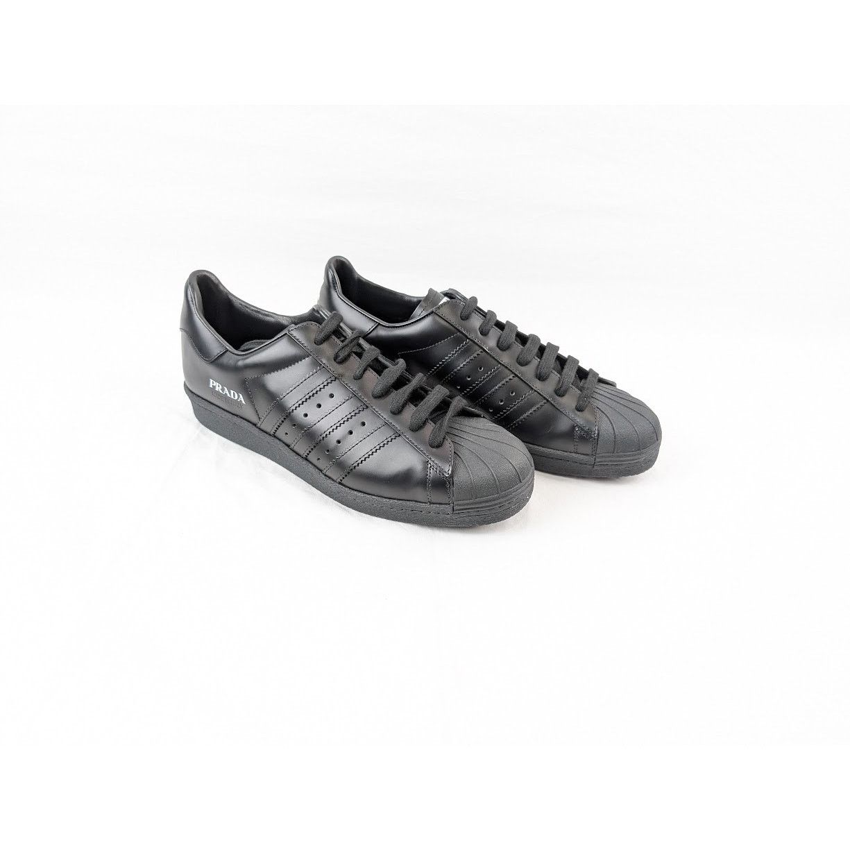 Prada o1rshd1 Brushed Calf Low-Top Sneakers in Black Size US 9.5 / EU 42-43 - 10 Thumbnail