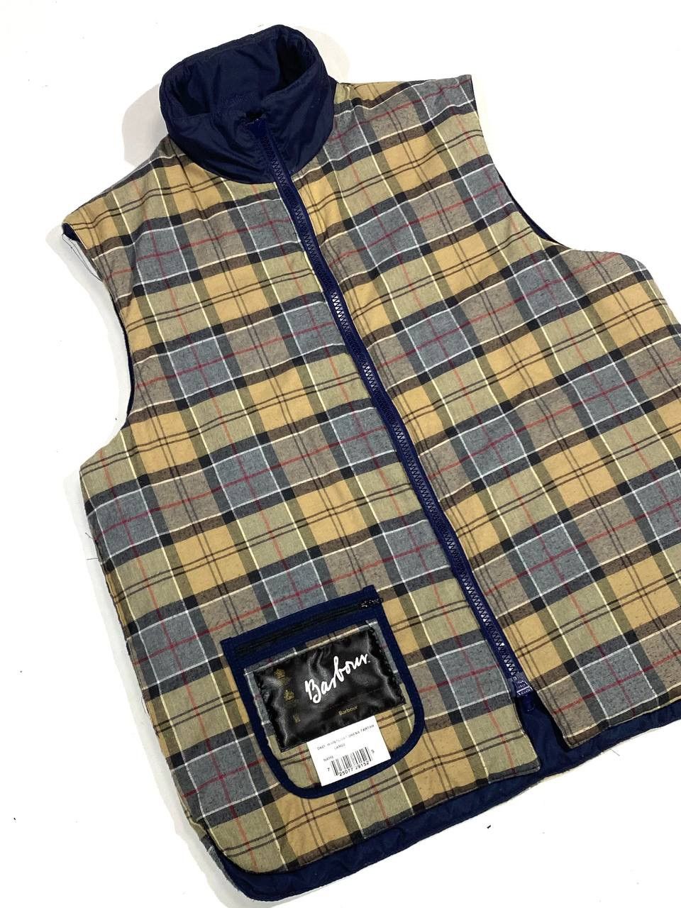 Barbour × Vintage Barbour Waistcoat Dress Tartan Vest Vintage Size US L / EU 52-54 / 3 - 7 Thumbnail