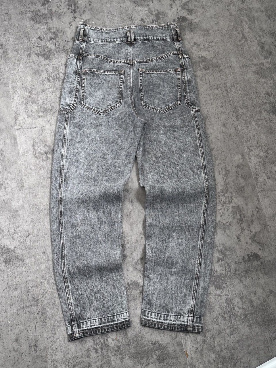 Isabel Marant Etoile Isabel Marant Etoile Acid Wash Sculpted Panel Jeans Denim Size 27" / US 4 / IT 40 - 2 Thumbnail